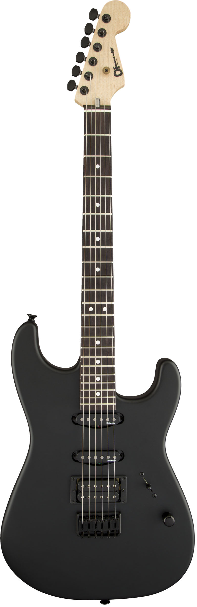 Charvel USA Select San Dimas Style 1 HSS HT RW Guitarra Eléctrica Pitch Black 1