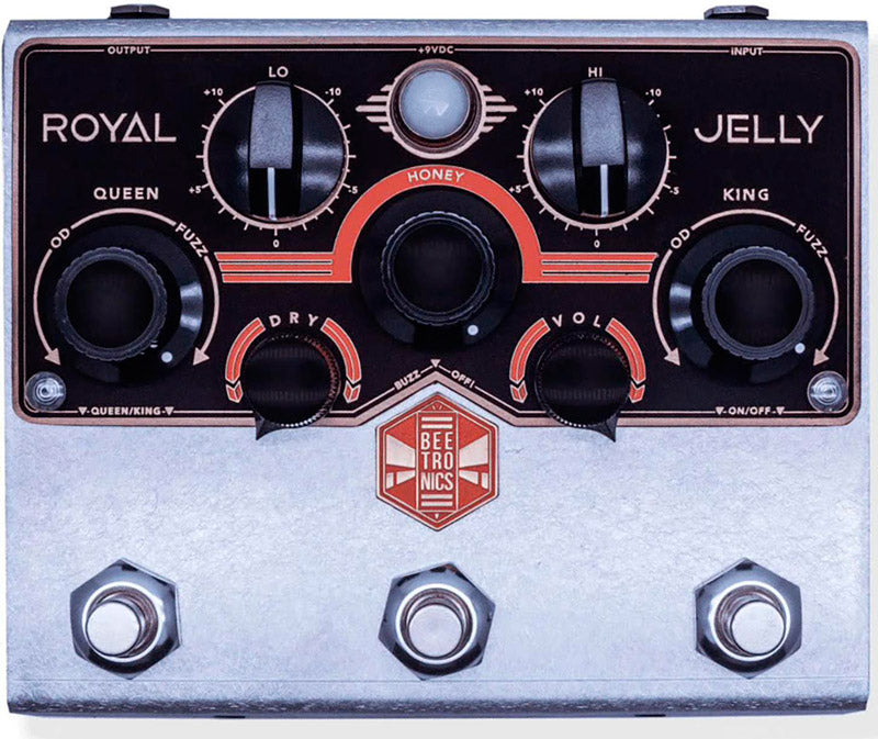 Beetronics Royal Jelly Black Pedal Overdrive Fuzz 1