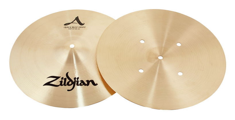 Zildjian Avedis Hi Hat 14 Quick Beat Par Platos Batería 3