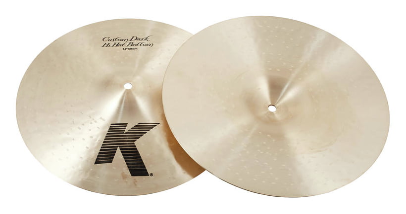 Zildjian K Custom Hi Hat Dark 14 Par Platos Batería 2