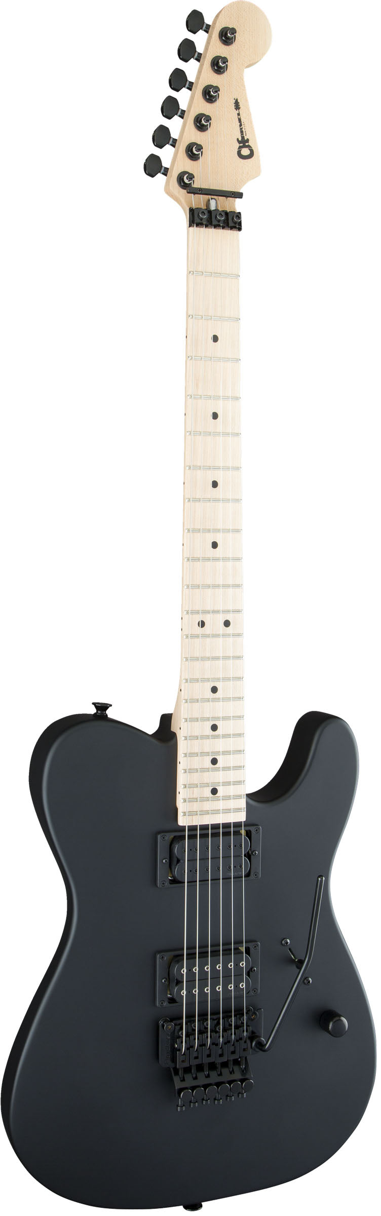 Charvel USA Select San Dimas Style 2 HH FR MN Guitarra Eléctrica Pitch Black 2