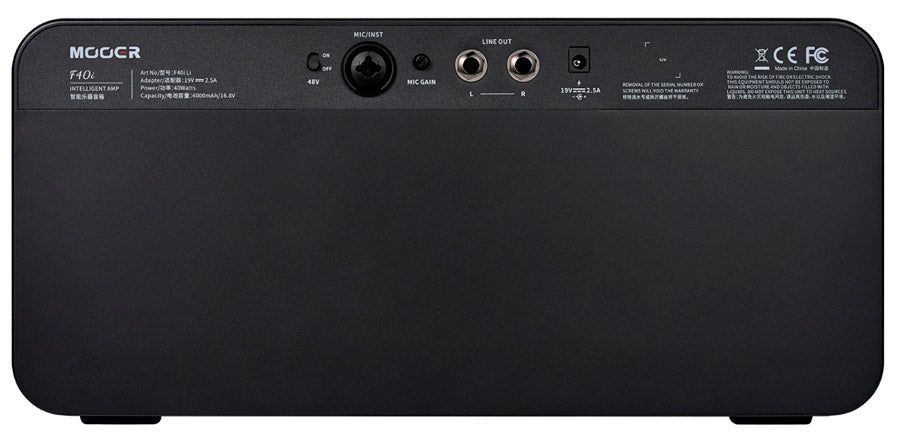 Mooer F40I BLK Amplificador Guitarra Negro 4