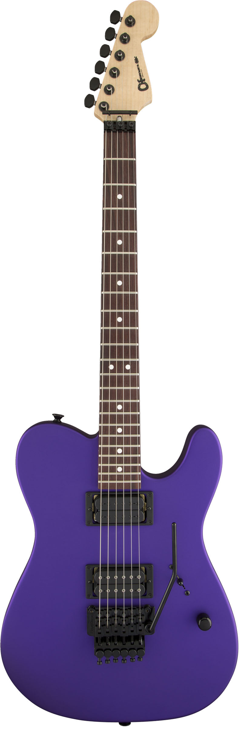 Charvel USA Select San Dimas Style 2 HH FR RW Guitarra Eléctrica Satin Plum 1