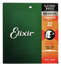 Elixir Nanoweb 6A Cuerda Bajo Medium C 032 1