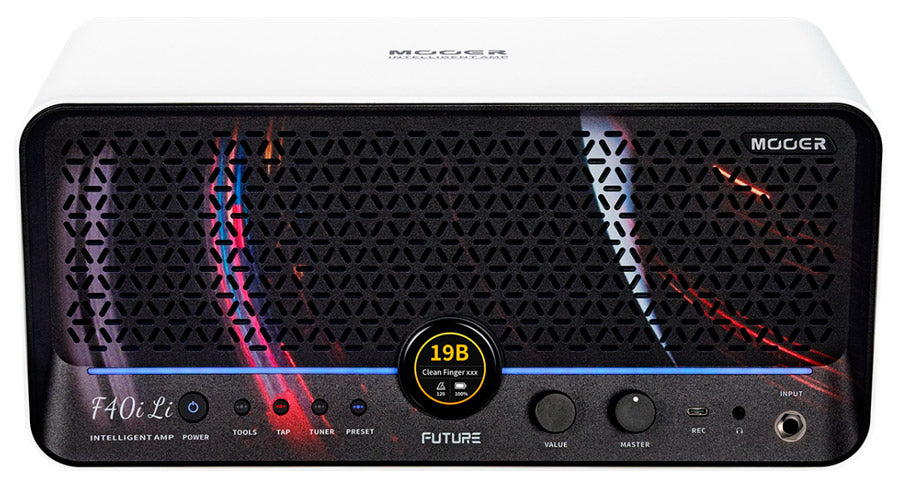 Mooer F40I LI SW Amplificador Guitarra con Batería Snowfall White 1