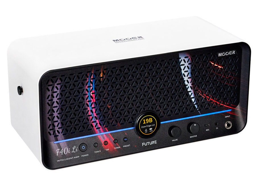 Mooer F40I LI SW Amplificador Guitarra con Batería Snowfall White 2