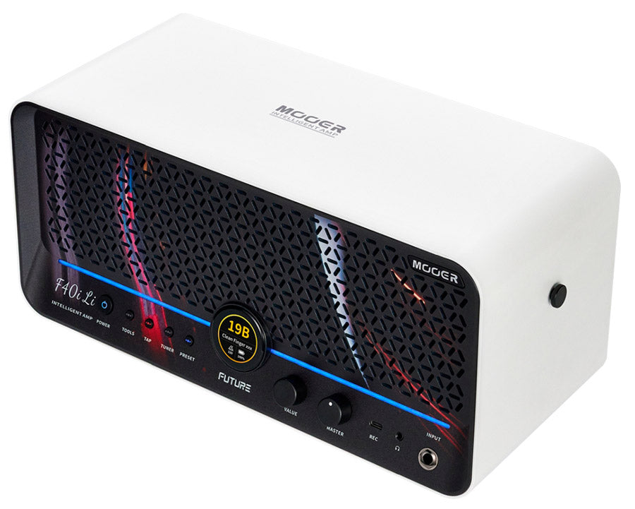 Mooer F40I LI SW Amplificador Guitarra con Batería Snowfall White 3