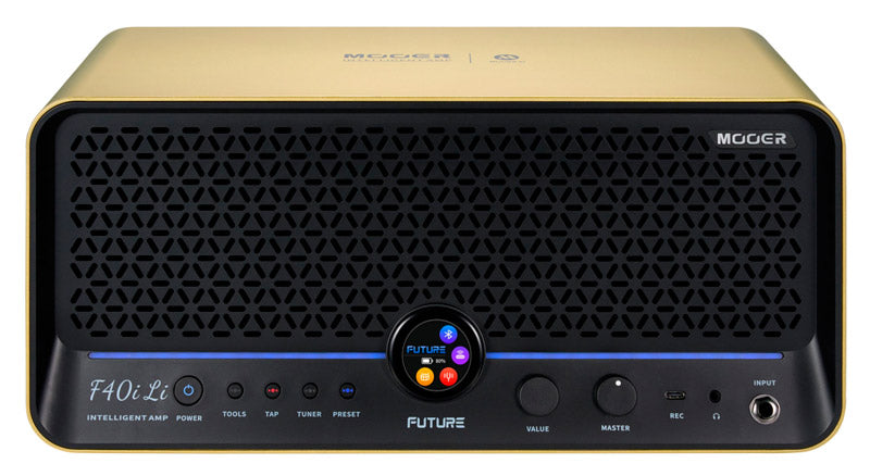 Mooer F40I LI GD Amplificador Guitarra con Batería Dorado 1