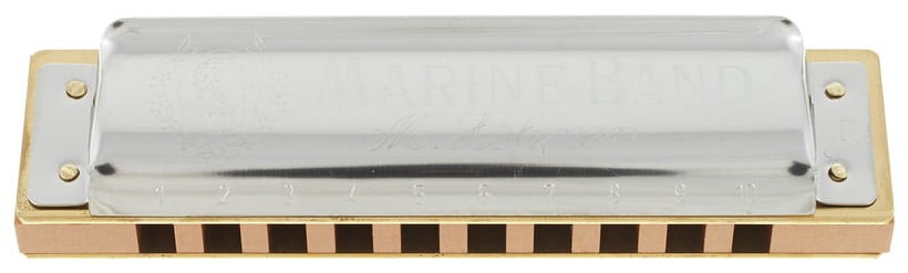 Hohner 1896/20 D Re Marine Band Armónica 2