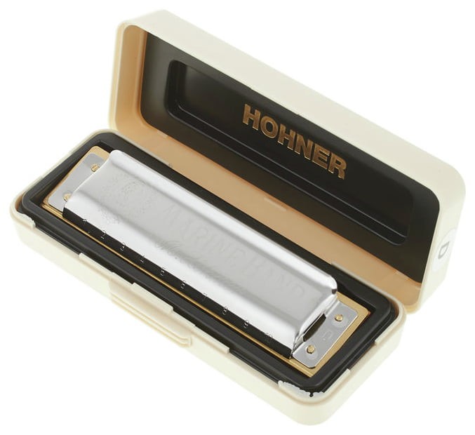 Hohner 1896/20 D Re Marine Band Armónica 4