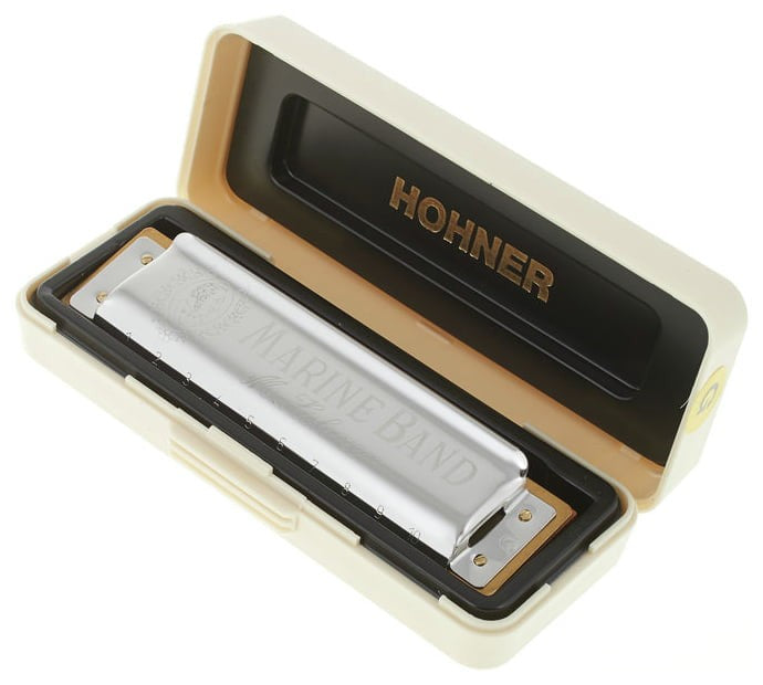 Hohner 1896/20 G Sol Marine Band Armónica 4