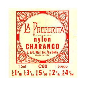 La Bella C80 Juego de Cuerdas Charango 1