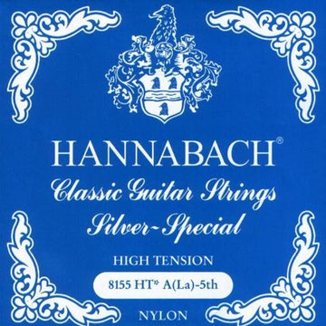 Hannabach 8155HT Azul 5ª Cuerda Guitarra Española 1