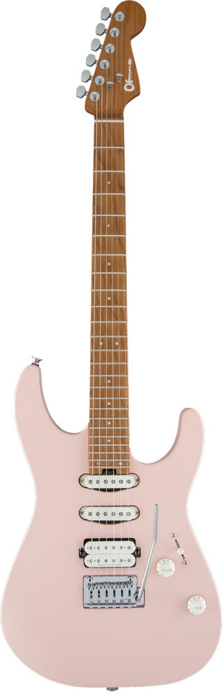 Charvel Pro-Mod DK24 2PT cm Guitarra Eléctrica Shell Pink 1