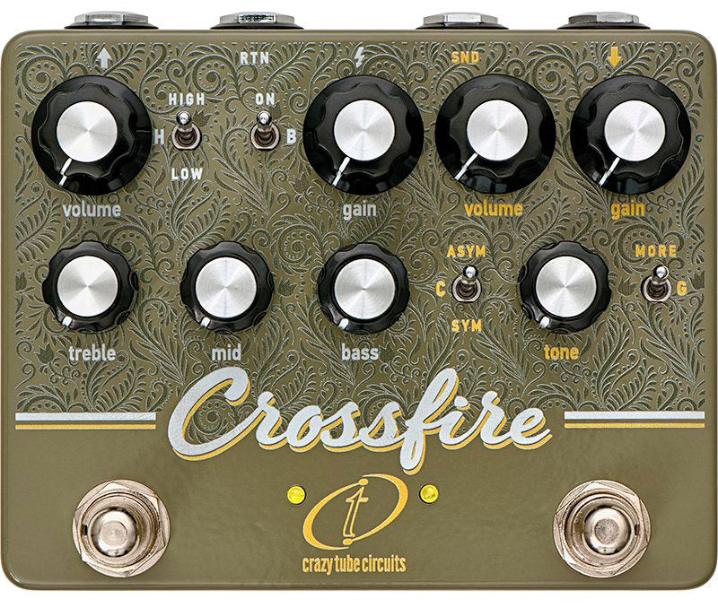 Crazy Tube Crossfire Pedal Overdrive 1