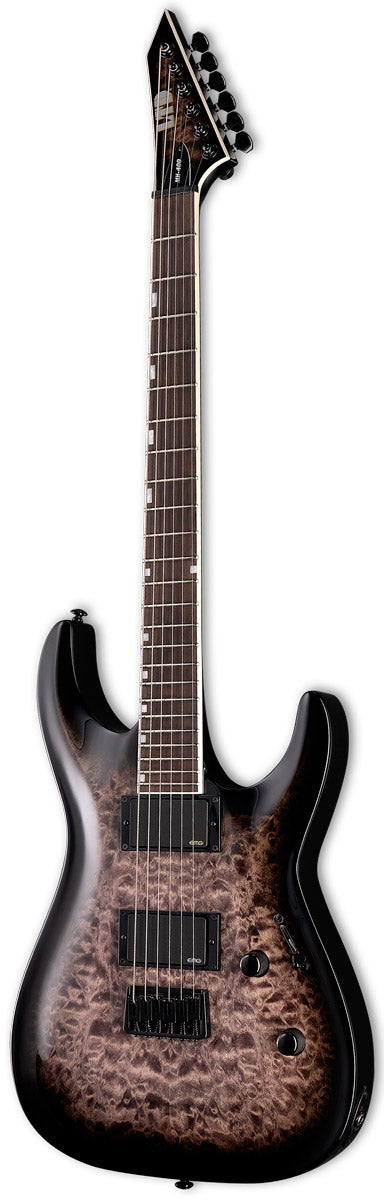 ESP LTD MH400HT QM STB Guitarra Eléctrica See Thru Black Sunburst 3