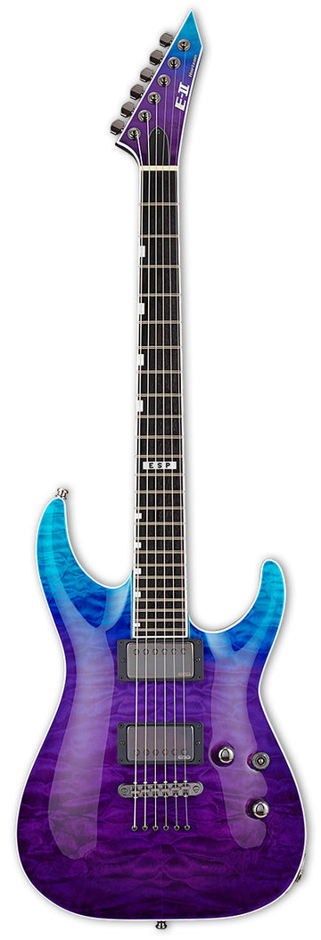 ESP E-II Horizon NTII BPF Guitarra Eléctrica Blue Purple Fade 1