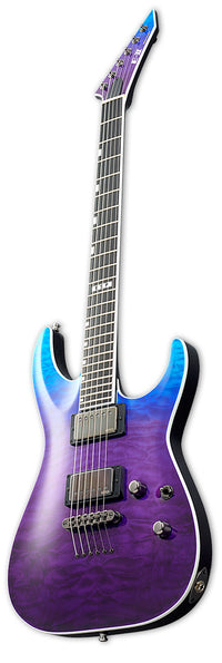 ESP E-II Horizon NTII BPF Guitarra Eléctrica Blue Purple Fade 2