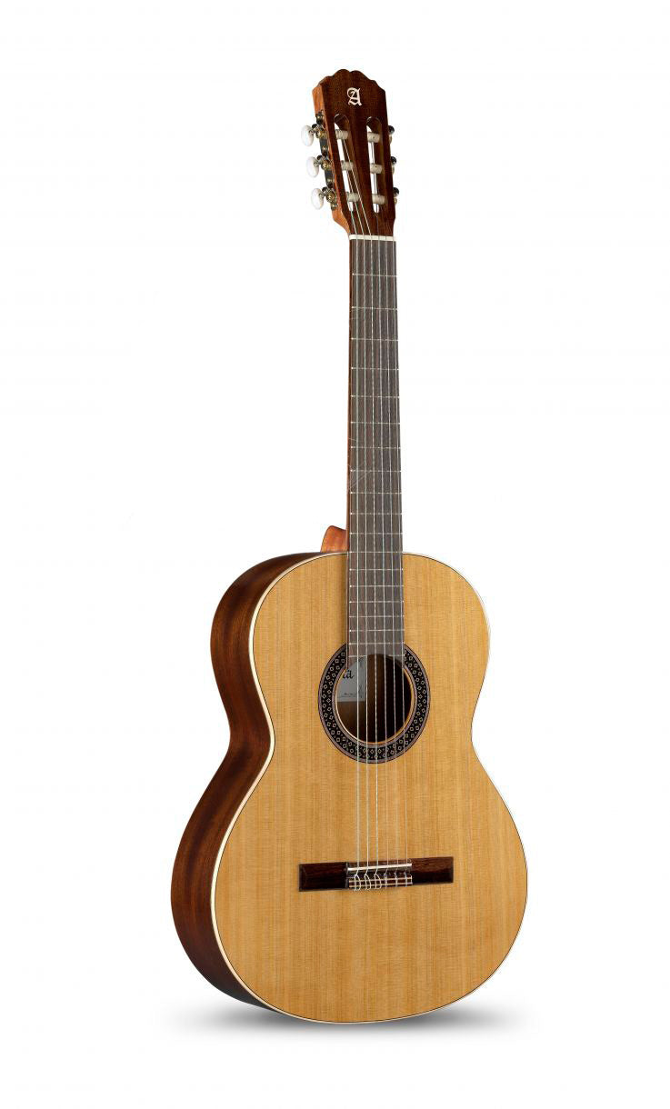 Alhambra 1C 1/2 HT Requinto con Funda Guitarra Española Cedro Brillo 1