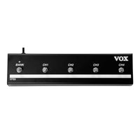 Vox VFS5 Pedal Footswich para Amplificadores Serie VT 1