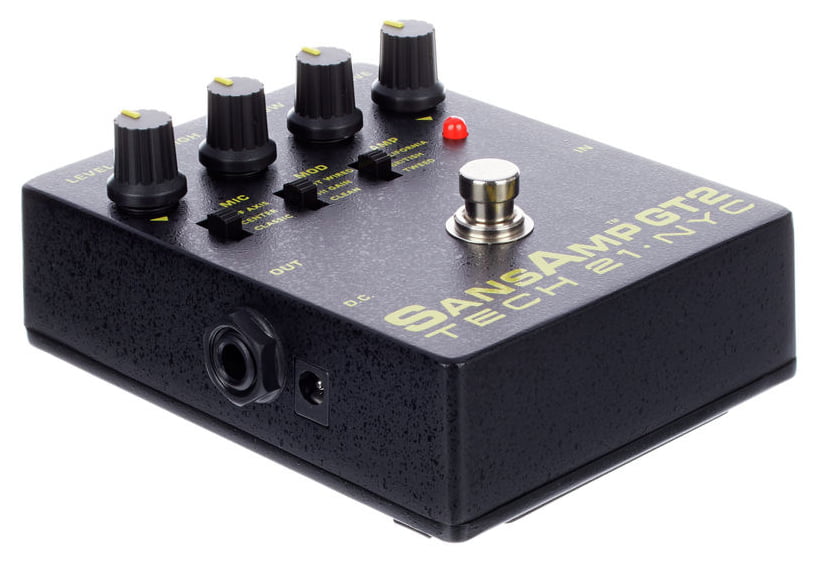 Tech 21 SansAmp GT2 Pedal Preamplificador para Guitarra 5