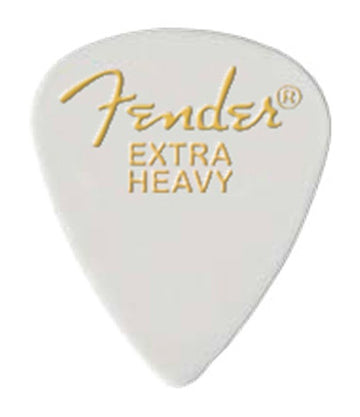 Fender 0980351680 351 Classic Celluloid Púa Blanca Extra Heavy. Unidad. 1