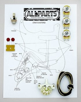 All Parts EP4120000 Wiring Kit for Strat CRL 5-Way Switch 3 CTS Pots Switchcraft 1