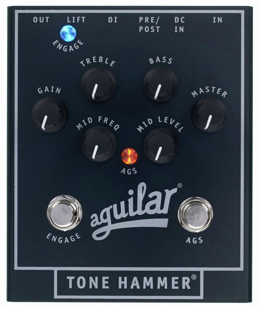 Aguilar Tone Hammer Pedal Preamplificador Bajo 1