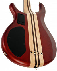 Cort A4 Plus FMMH OPBC Artisan Bajo Eléctrico Black Cherry 3