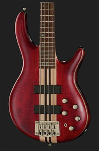 Cort A4 Plus FMMH OPBC Artisan Bajo Eléctrico Black Cherry 5