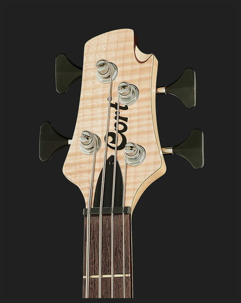 Cort A4 Plus FMMH OPN Artisan Bajo Eléctrico Natural 8