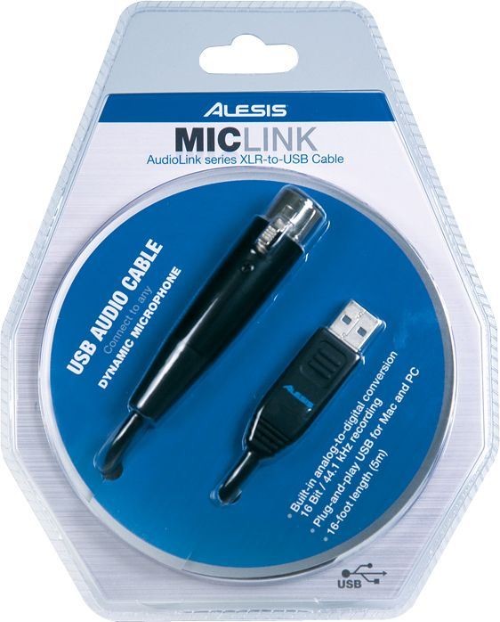 Alesis Miclink Cable XLR USB. 1