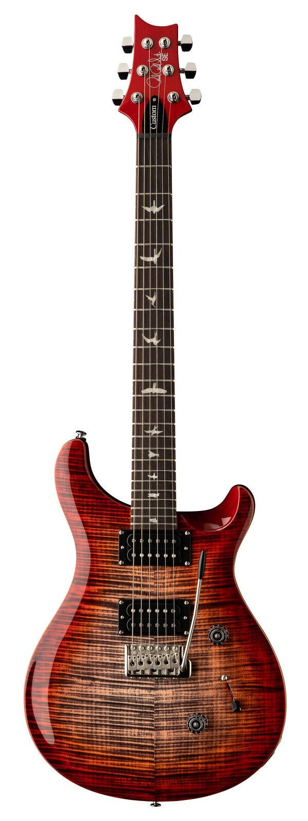 PRS SE Custom 24 CCB Guitarra Eléctrica Charcoal Cherry Burst 1