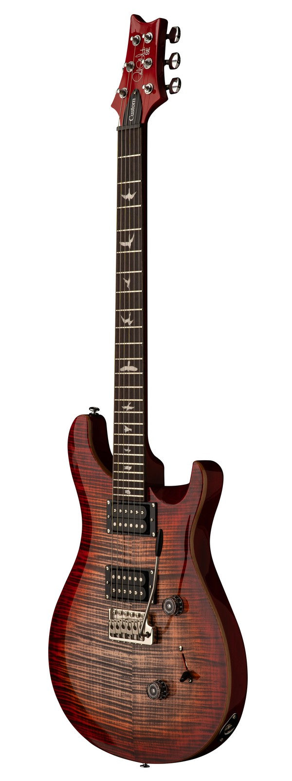 PRS SE Custom 24 CCB Guitarra Eléctrica Charcoal Cherry Burst 2