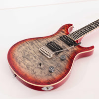 PRS SE Custom 24-08 Quilt CCB Guitarra Eléctrica Charcoal Cherry Burst 4