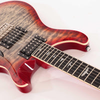 PRS SE Custom 24-08 Quilt CCB Guitarra Eléctrica Charcoal Cherry Burst 9