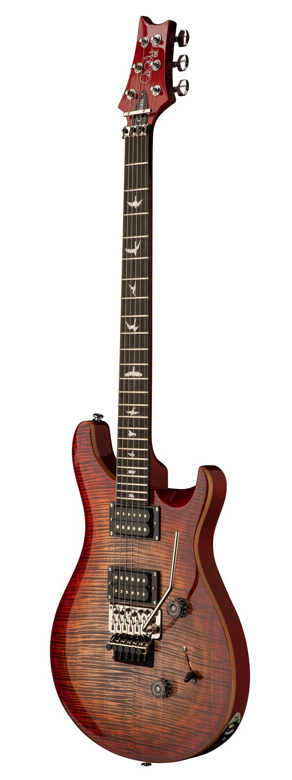 PRS SE Floyd Custom 24 CCB Guitarra Eléctrica Charcoal Cherry Burst 2