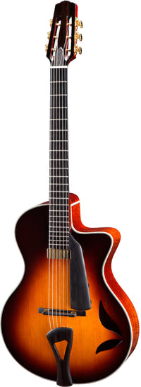 Eastman FV680CE SB Frank Vignola Signature Guitarra Eléctrica Sunburst 1