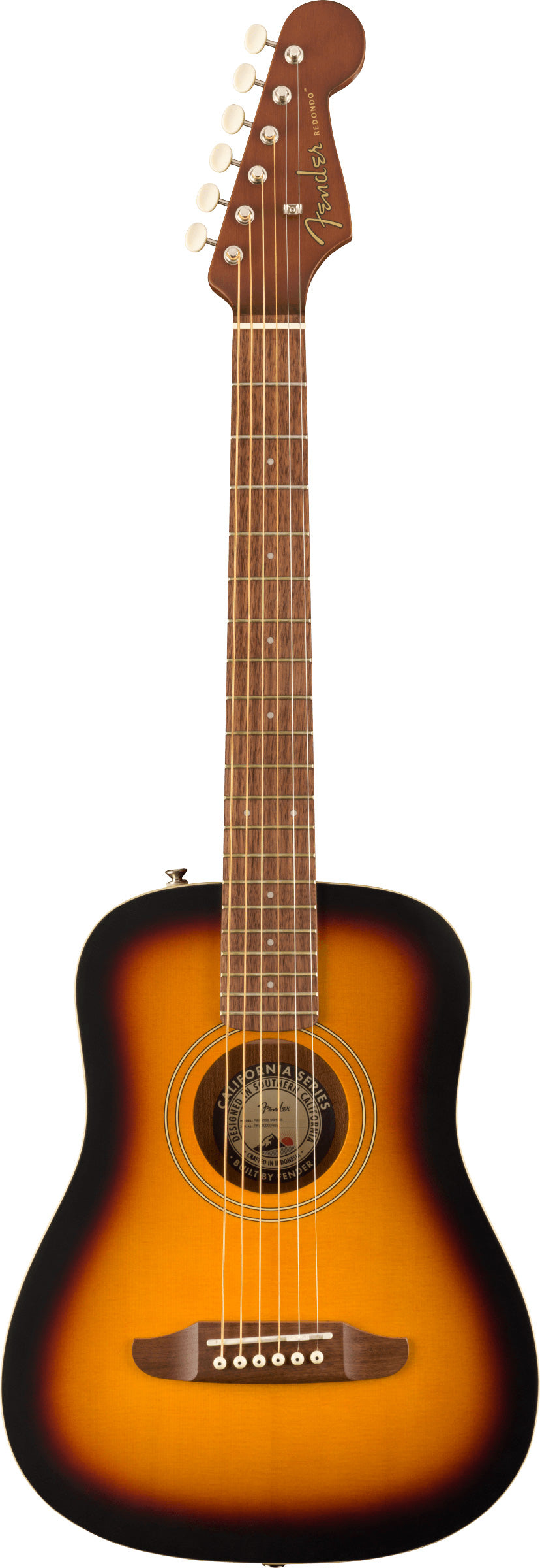 Fender Redondo Mini WN Guitarra Acústica Sunburst 1