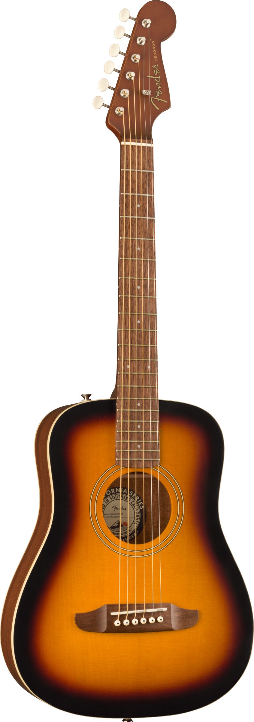 Fender Redondo Mini WN Guitarra Acústica Sunburst 2