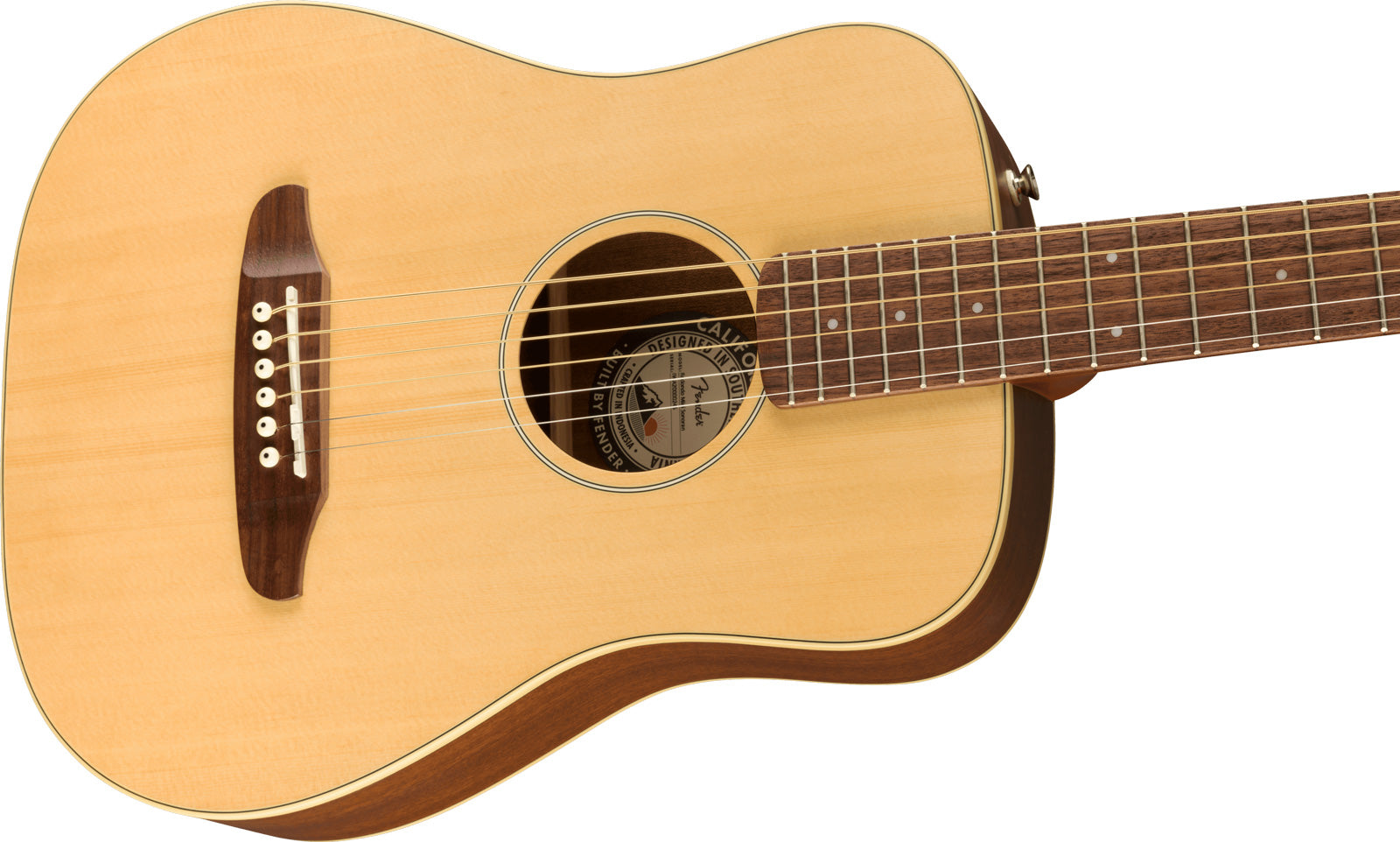 Fender Redondo Mini WN Guitarra Acústica Natural 4