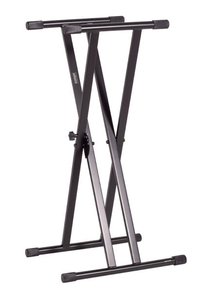 AUVISA STANDARD SOPORTE TECLADO DOBLE TIJERA NEGRO SK002 SKS03 KS010