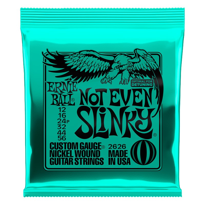 Ernie Ball 2626 Not Even Slinky Juego Cuerdas Guitarra Eléctrica 012-056 1