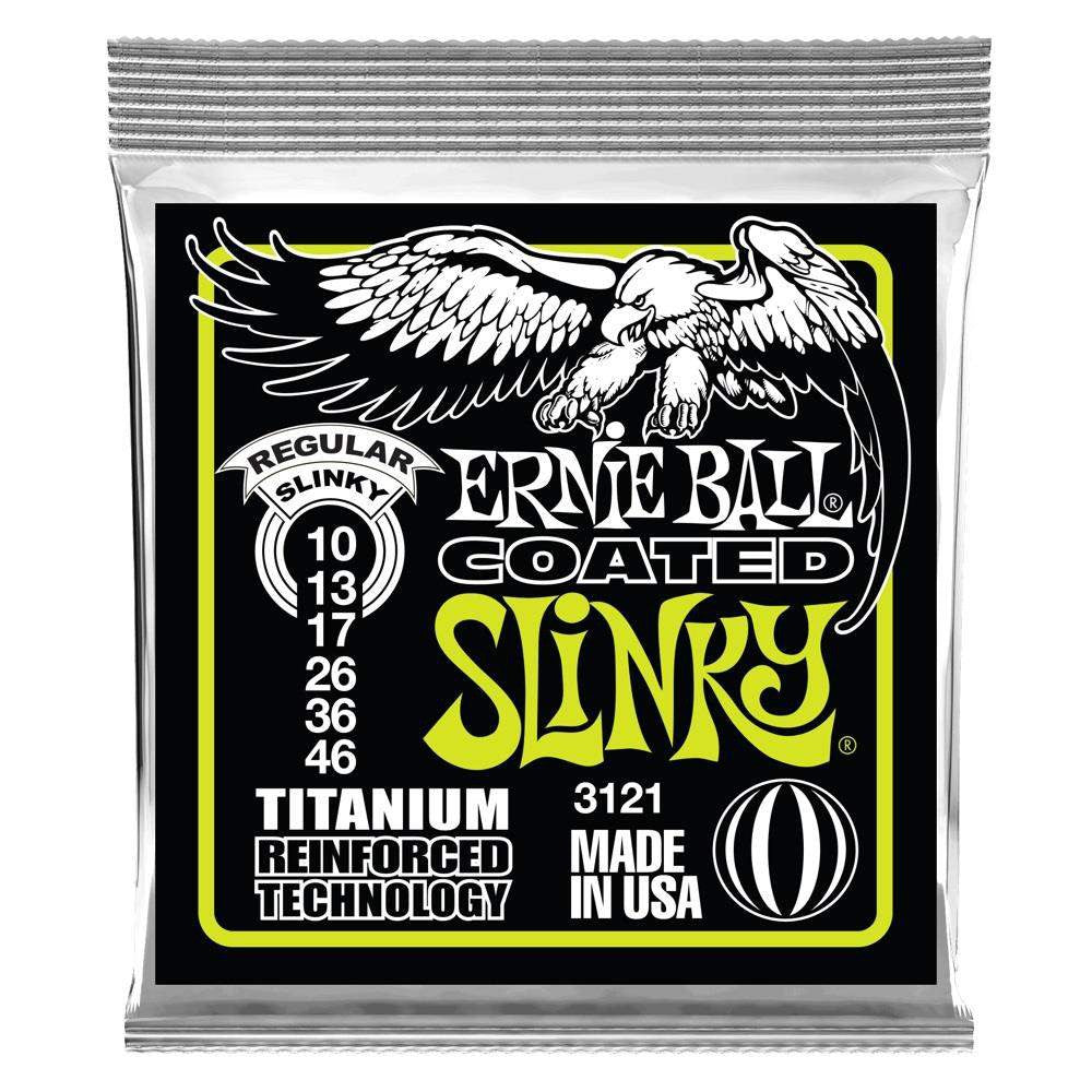 Ernie Ball 3121 Regular Titanium Juego Cuerdas Guitarra Eléctrica 010-046 1