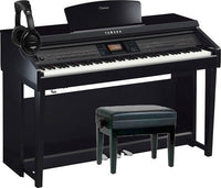 Yamaha -Pack- CVP701 PE Piano Digital Negro Pulido + Banqueta y Auriculares 1