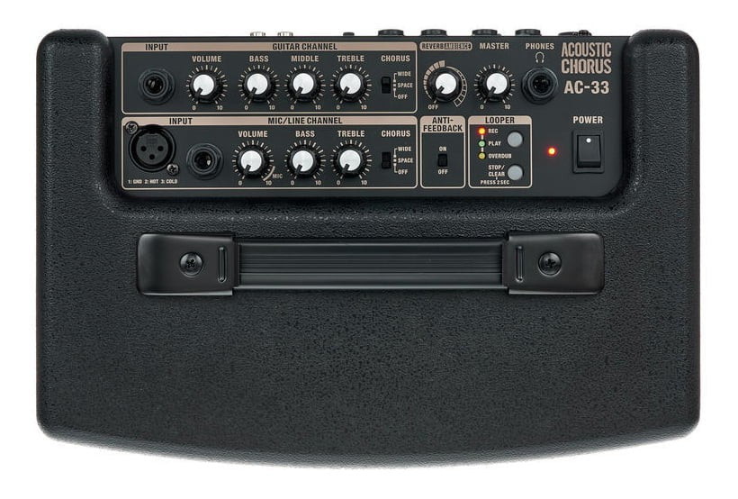 Roland AC33 Amplificador Guitarra Acústica 15+15W 8