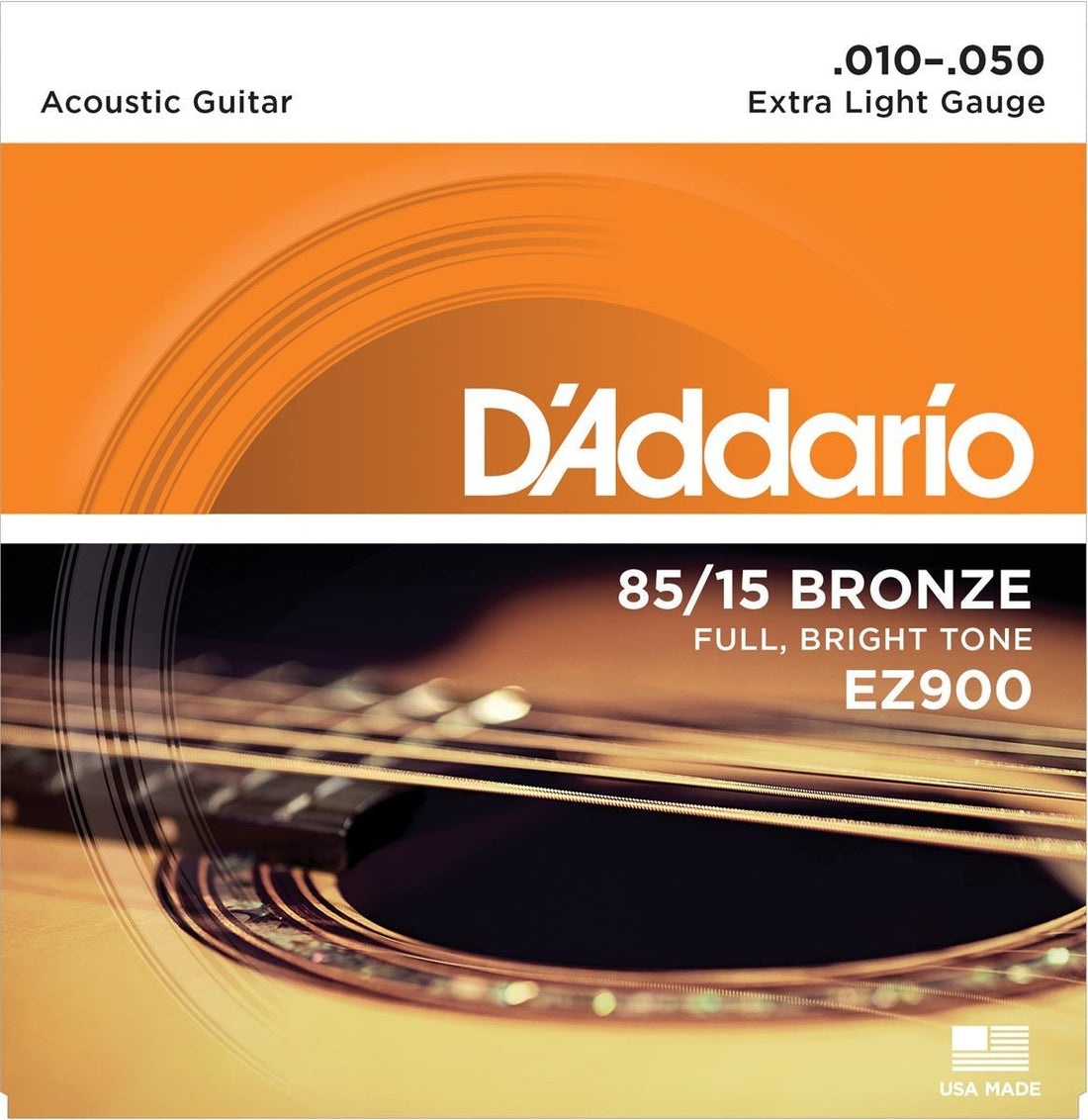 Daddario EZ900 Juego Cuerdas Guitarra Acústica 010-050 1