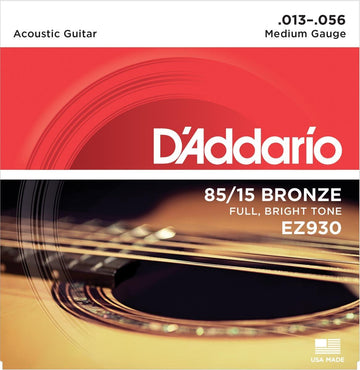 Daddario EZ930 Juego Cuerdas Guitarra Acústica 013-056 1