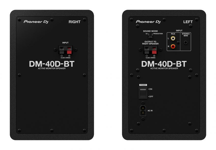 Pioneer DJ DM40D BT Monitores Activos con Bluetooth Negros. Pareja 3