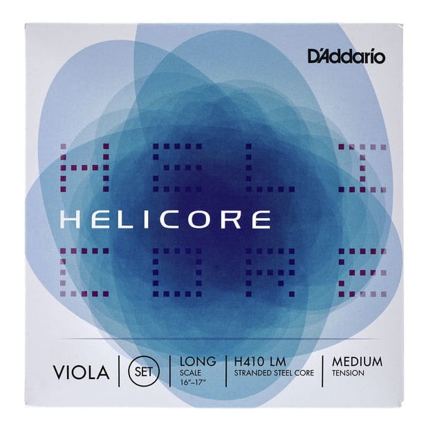 Daddario Juego Cuerdas Viola Helicore H410LM Long Med 1